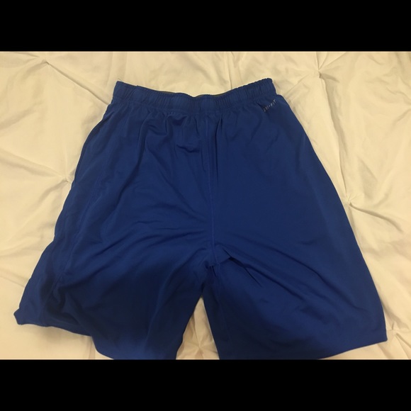 Large Blue Nike Dri Fit Shorts - Picture 2 of 2